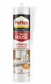Pattex sanitær- og byggsilikon hvit 280 ml